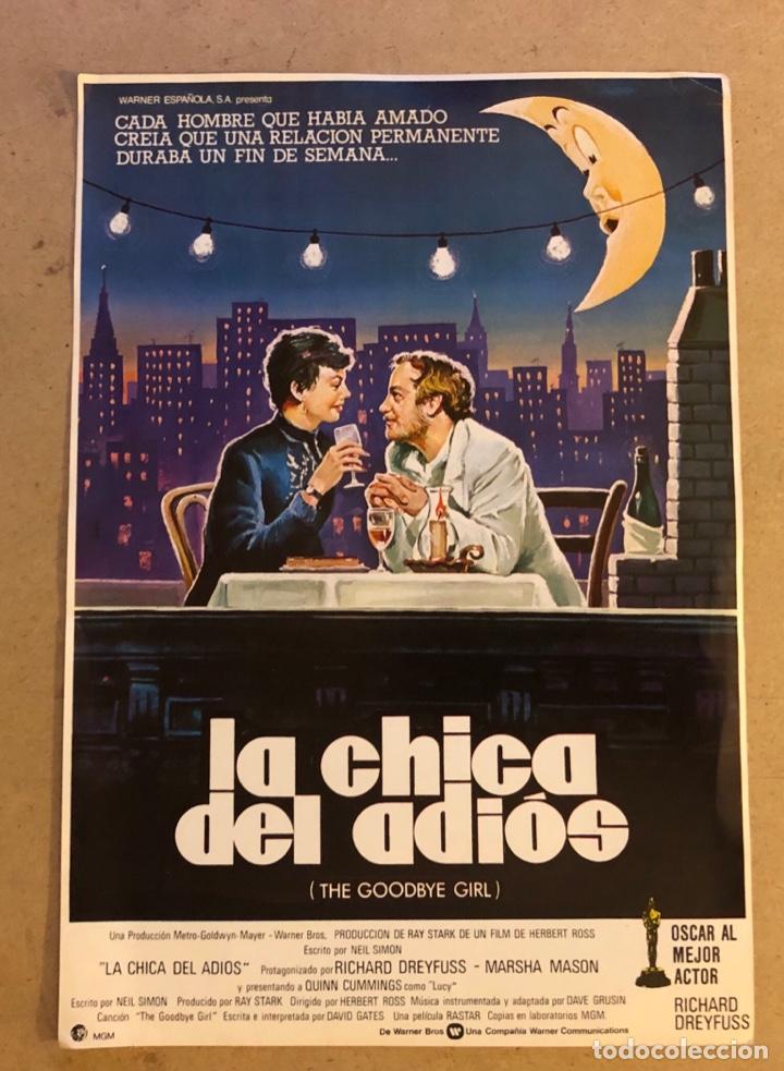Cine: LA CHICA DEL ADI&Oacute;S (RICHARD DREYFUSS). GU&Iacute;A PROMOCIONAL DE LA PEL&Iacute;CULA.