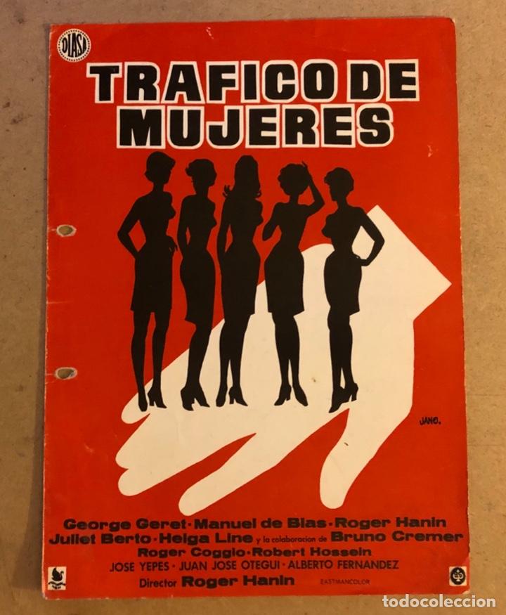 Cin&eacute;ma: TR&Aacute;FICO DE MUJERES (ROGER HANIN, GEORGE GERET). GU&Iacute;A PROMOCIONAL DE LA PEL&Iacute;CULA.