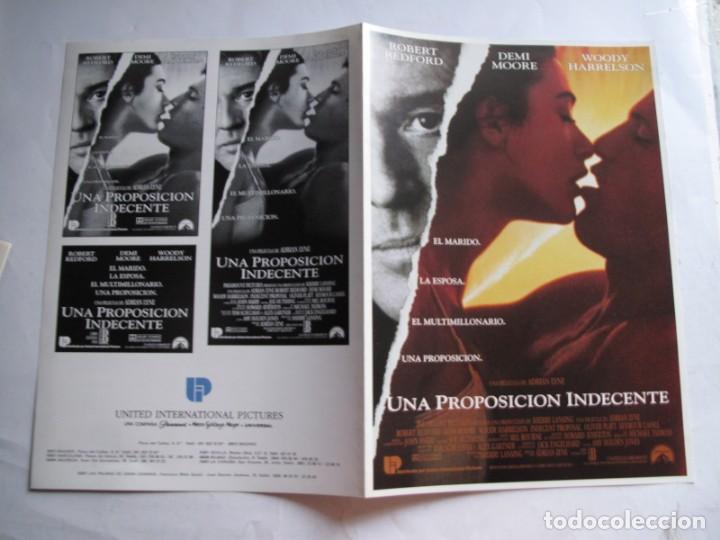Cinema: HH2928 UNA PROPOSICION INDECENTE ---- 10 GUIAS A 25&euro; O 100 GUIAS A 125&euro; ENVIO INCLUDIO