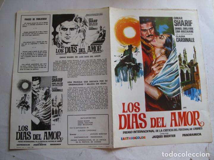 Cine: HH3607 LOS DIAS DEL AMOR    --- NO ENTRA EN LOTES