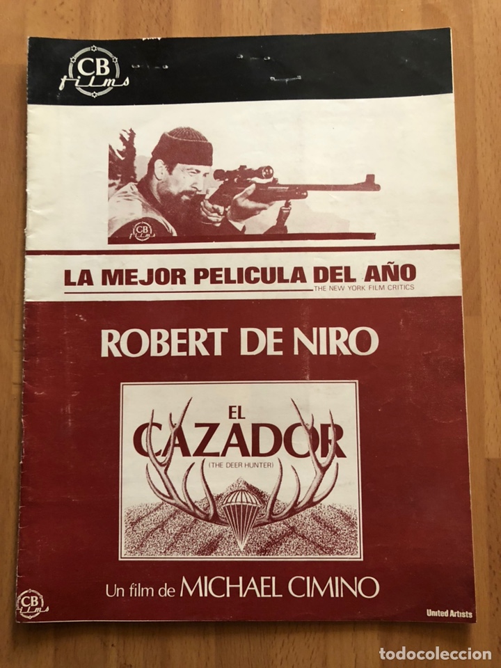 Cine: Guia el cazador robert de niro