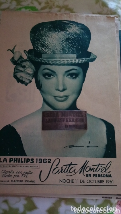Cine: Sara montiel gala fhilips 1962
