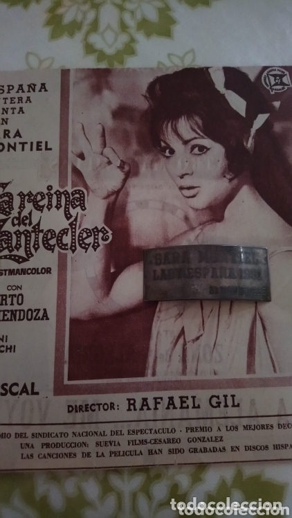 Cine: Sara montiel propaganda de prensa