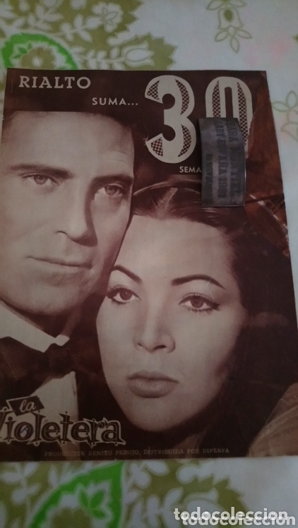 Cine: Sara montiel la violetera anuncio de prensa
