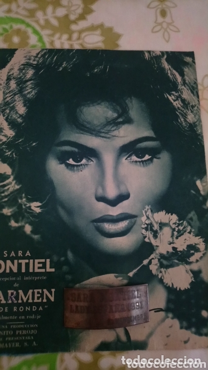 Cine: Sara montiel carmen la de ronda propaganda de prensa