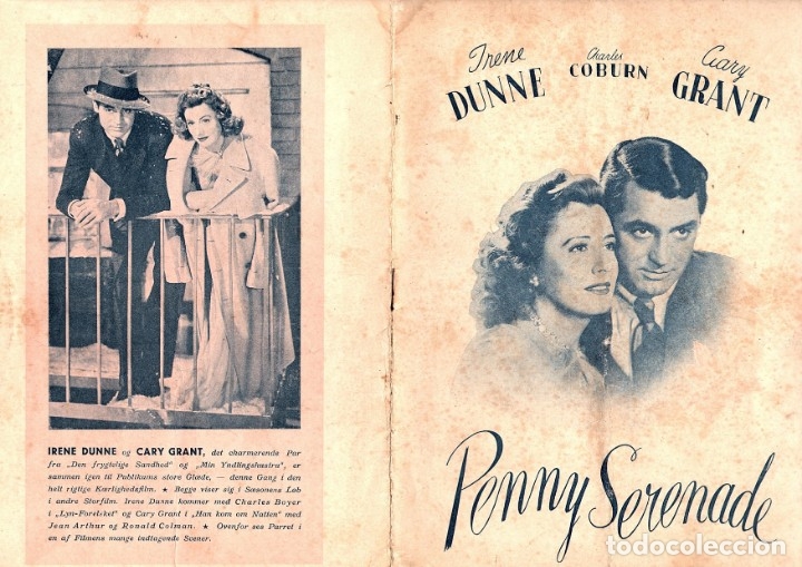 Cin&eacute;ma: 5 FOLLETOS DE MANO DANESES (GU&Iacute;AS) DE CARY GRANT CON ARGUMENTO Y FOTOS