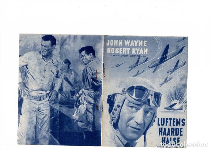 Cine: 5 FOLLETOS DE MANO DANESES (GU&Iacute;AS) DE JOHN WAYNE CON ARGUMENTO Y FOTOS