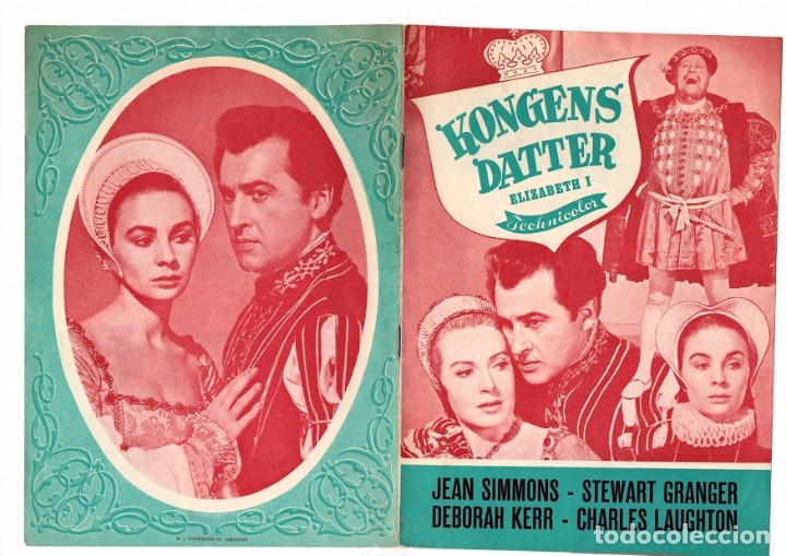 Cinema: 3 FOLLETOS DE MANO DANESES (GU&Iacute;AS) DE STEWART GRANGER - 1952-1953