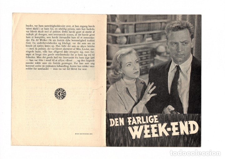 Cin&eacute;ma: 4 FOLLETOS DE MANO DANESES (GU&Iacute;AS) DE WILLIAM HOLDEN CON ARGUMENTO Y FOTOS