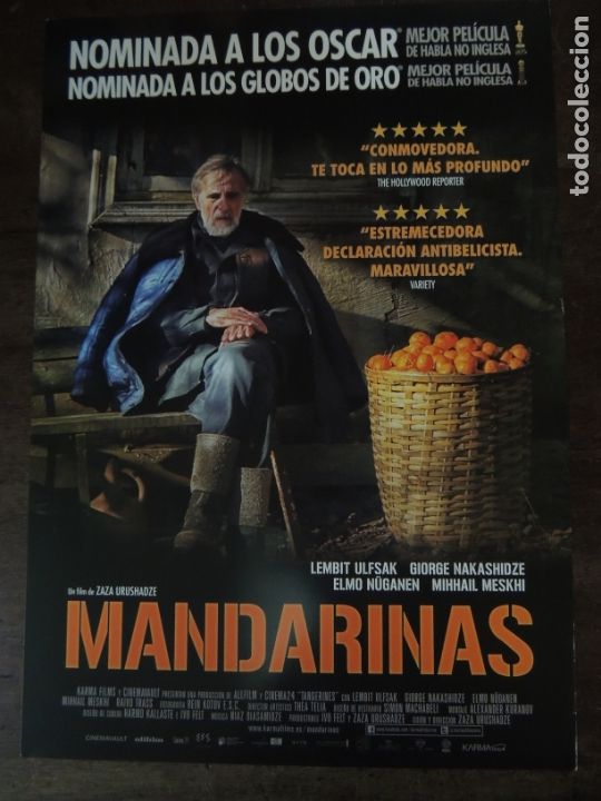 Cinema: mandarinas - guia publicitaria original - zaza urusshadze lembit ulfsak cine estonia georgia