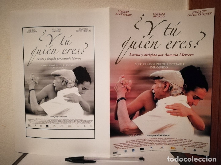 Cine: GUIA ORIGINAL DOBLE -A4- Y TU QUIEN ERES - JOSE LUIS LOPEZ VAZQUEZ - ANTONIO MERCERO