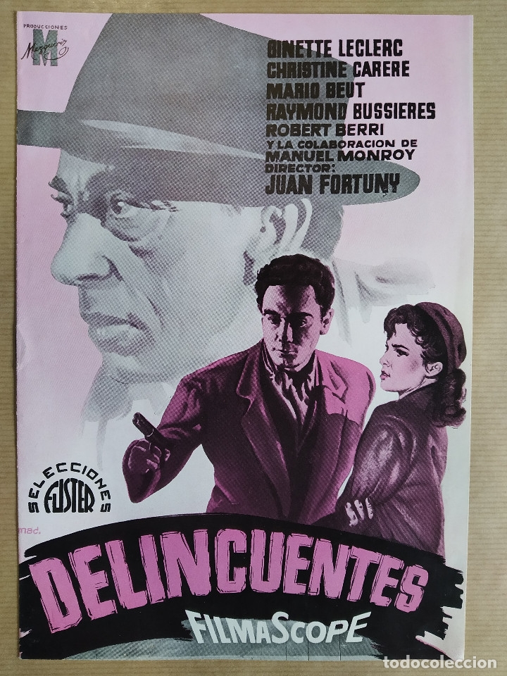 Cinema: Delincuentes. Binette Leclerc.  GUIA PUBLICITARIA