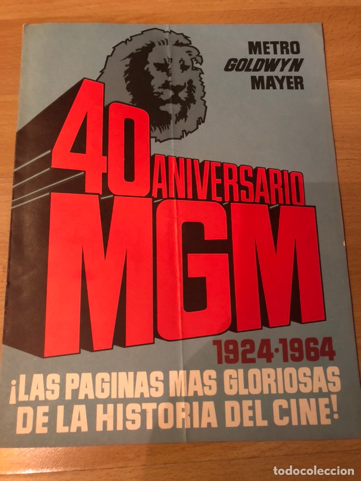 Cine: Guia 40 aniversario MGM 1924 1964.la noche de la iguana ava gardner.conquista del oeste henry fonda