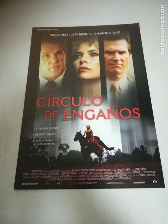 Cinema: GUIA DE CINE. CIRCULO DE ENGA&Ntilde;OS. NICK NOLTE, JEFF BRIDGES, SHARON STONE. VER INTERIOR