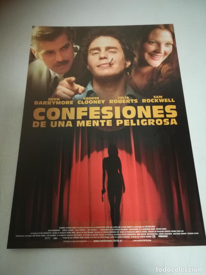 Cine: GUIA DE CINE. CONFESIONES DE UNA MENTE PELIGROSA. DREW BARRYMORE, GEORGE CLOONEY. VER INTERIOR