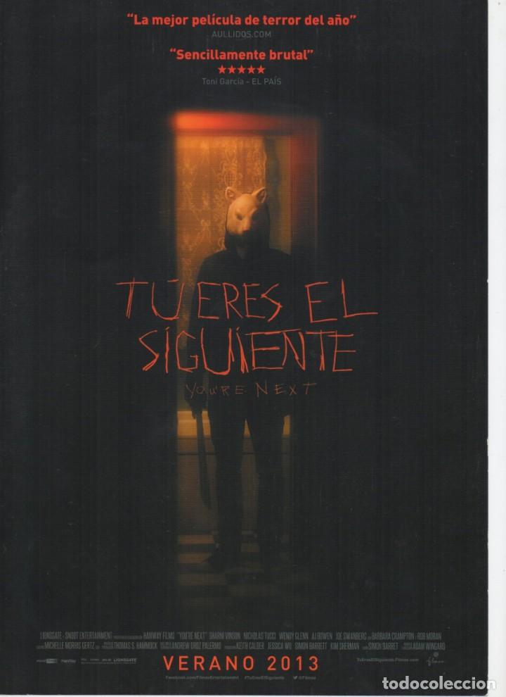 Cine: T&Uacute; ERES EL SIGUIENTE: SHARNI VINSON ES UNA GU&Iacute;A NO ES UN DVD