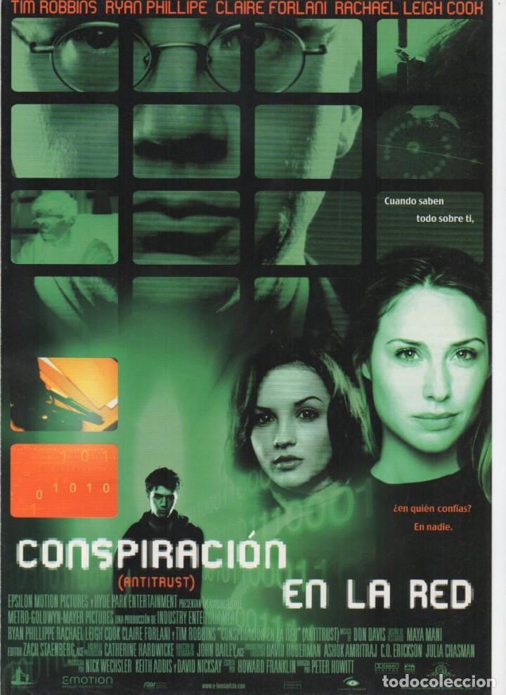 Cine: CONSPIRACI&Oacute;N EN LA RED: TIM ROBBINS ES UNA GU&Iacute;A NO ES UN DVD