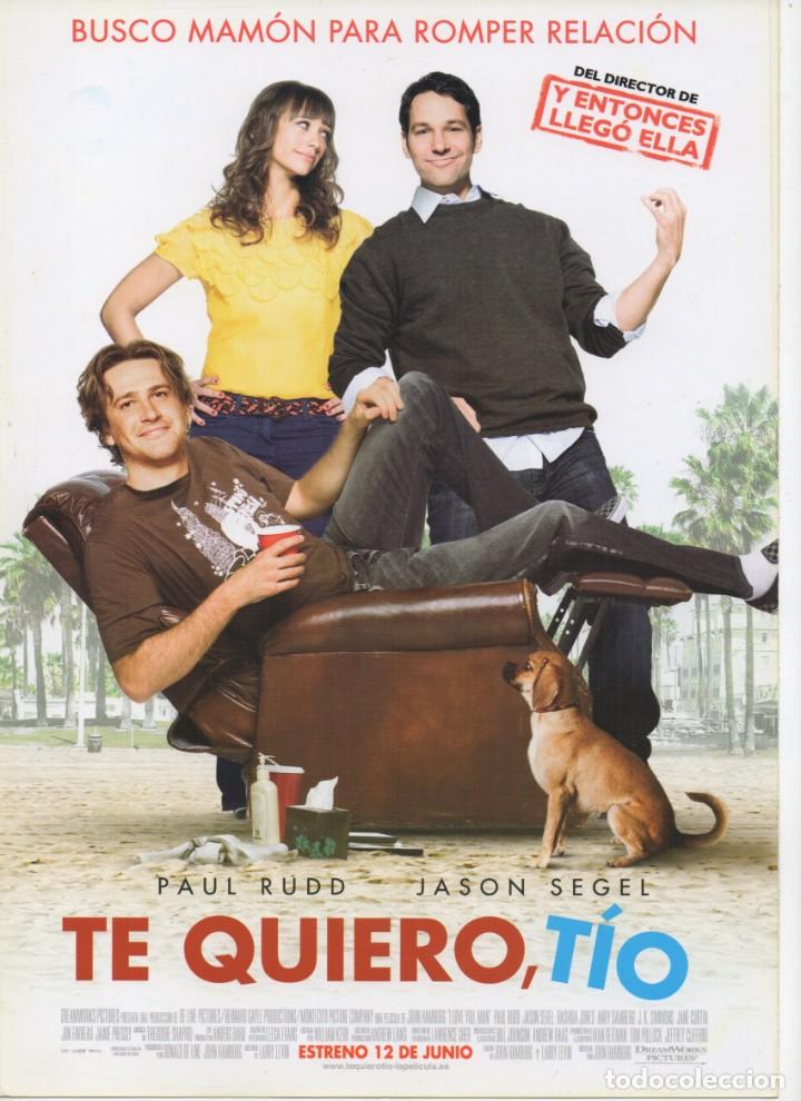 Cine: TE QUIERO, T&Iacute;O: PAUL RUDD ES UNA GU&Iacute;A NO ES UN DVD