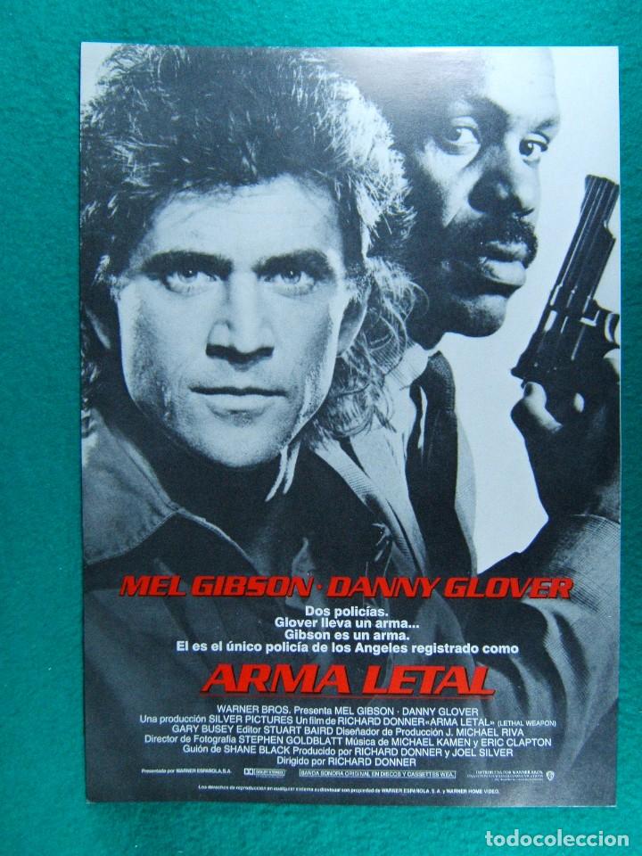 Cartel De Arma Letal Lethal Weapon 4 DVD Mel Gibson Danny Glover Joe