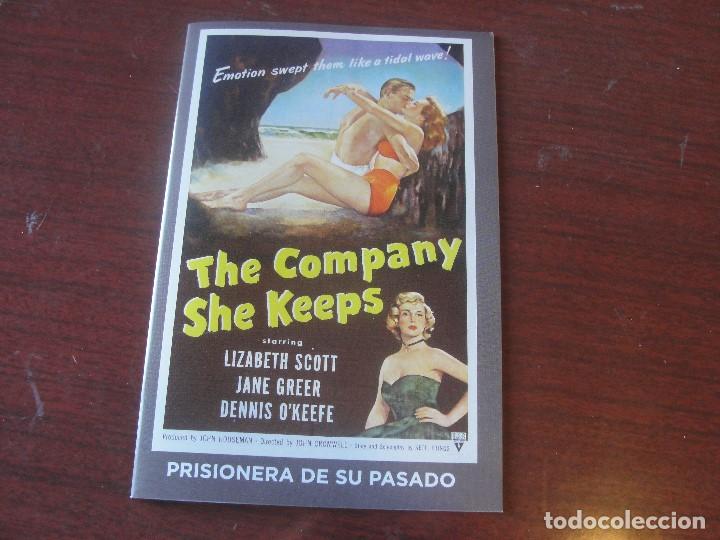 Kino: LIBRETO PRISIONERA DE SU PASADO / LIZABETH SCOTT / JANE GREER- JOHN CROMWELL- 24 PAGS FOTOS - NUEVO