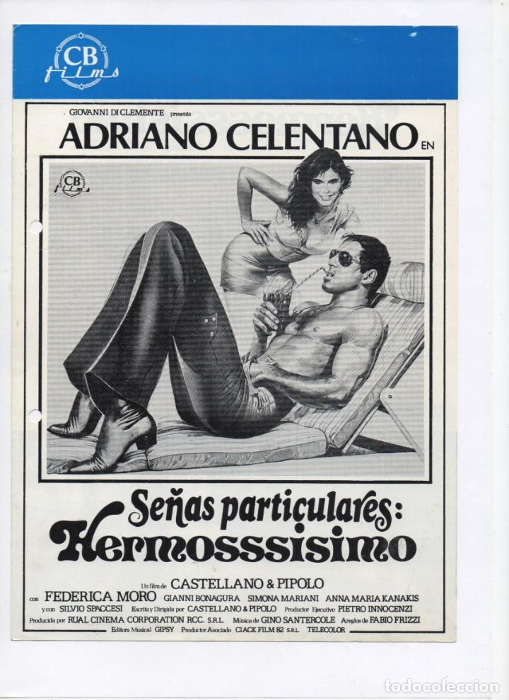 Cine: SE&Ntilde;AS PARTICULARES: HERMOSSSISIMO: ADRIANO CELENTANO ES UNA GU&Iacute;A NO ES UN DVD