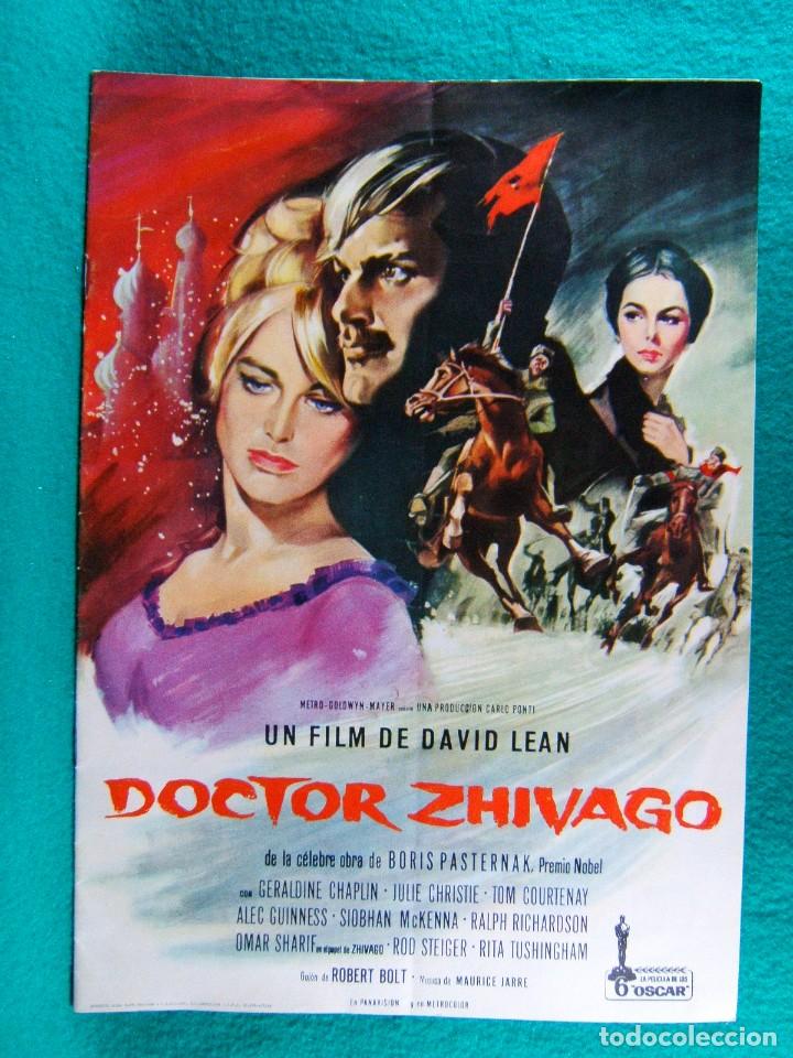 Cine: &iexcl;&iexcl;&iexcl; 12 PAGINAS !!! - DOCTOR ZHIVAGO-DAVID LEAN-JULIE CHRISTIE-ALEC GUINNES-OMAR SHARIF-6 OSCARS-1966