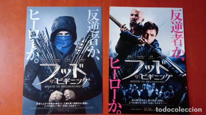 Cine: guia programa ORIGINAL japon&eacute;s ROBIN HOOD THE BEGINNING. Taron Egerton, Eve Hewson, Jamie Foxx