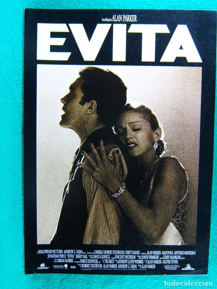 Cine: EVITA-ALAN PARKER-&iexcl;&iexcl;&iexcl; 4 PAGINAS !!!-MADONNA-ANTONIO BANDERAS-JONATHAN PRYCE-JIMMY NAIL-1996.