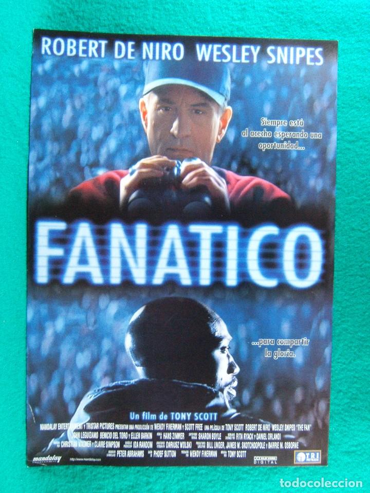 Cine: FANATICO-THE FAN-TONY SCOTT-ROBERT DE NIRO-WESLEY SNIPES-ELLEN BARKIN-BENICIO DEL TORO-2 PAGINA-1996