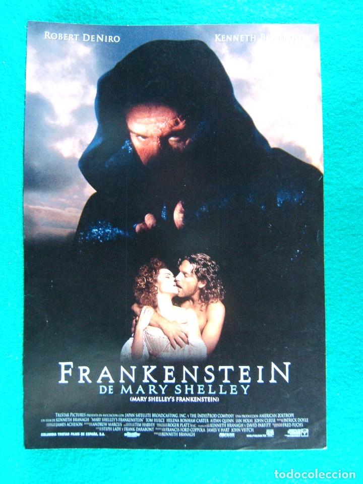 Cine: FRANKENSTEIN DE MARY SHELLEY-KENNETH BRANAGH-FRANCIS FORD COPPOLA-ROBERT DE NIRO-2 PAGINAS-1994.