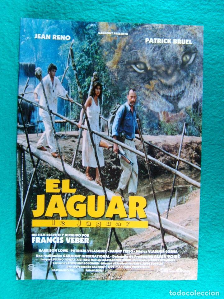 Cine: EL JAGUAR-LE JAGUAR-FRANCIS VEBER-JEAN RENO-PATRICK BRUEL-HARRISON LOWE-2 PAGINAS-1996.