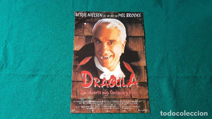 Cine: FOLLETO GUIA DE CINE FICHA TECNICA - DRACULA - DIR. MEL BROOKS
