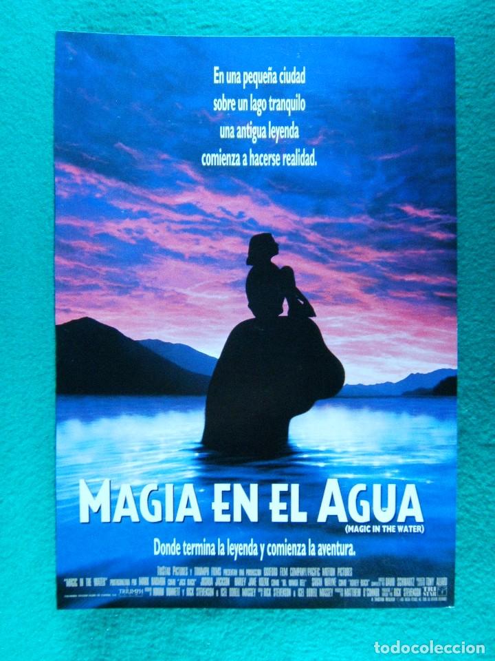 Cine: MAGIA EN EL AGUA-MAGIC IN THE WATER-RICK STEVENSON-MARK HARMON-HARLEY JANE KOZAK-2 PAGINAS-1995.