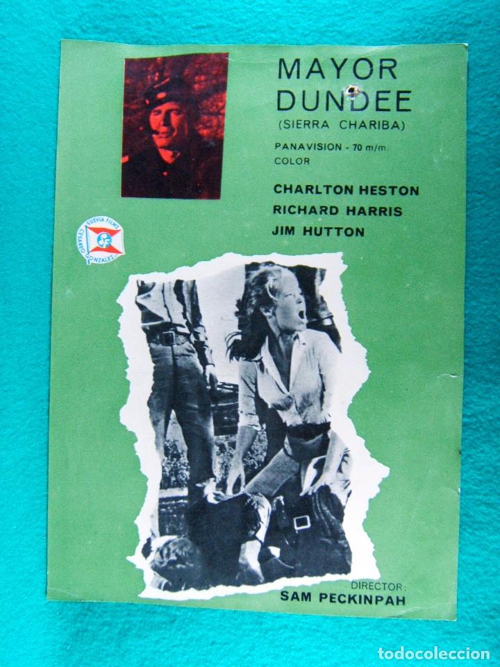 Cine: MAYOR DUNDEE-SIERRA CHARIBA-SAM PECKINPAH-CHARLTON HESTON-RICHARD HARRIS-JIM HUTTON-2 PAGINAS-1965.