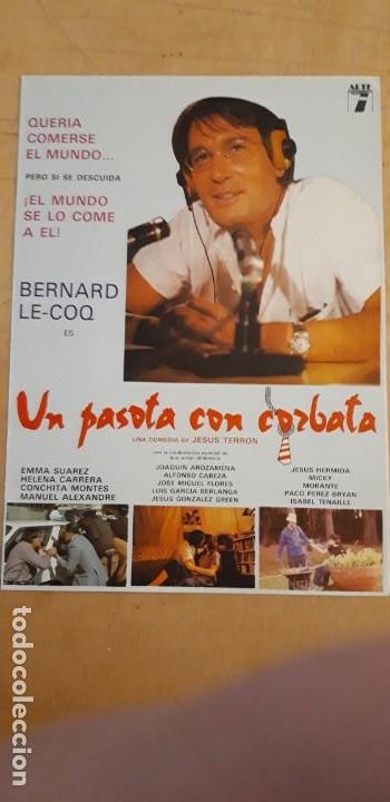 Cine: 1 GUIA DE ** UN PASOTA CON CORBATA . . BERNARD LE-COQ ** . DIPTICO
