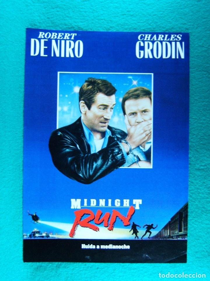 Cine: MIDNIGHT RUN-HUIDA A MEDIANOCHE-MARTIN BREST-ROBERT DE NIRO-CHARLES GRODIN-2 PAGINAS-1988.