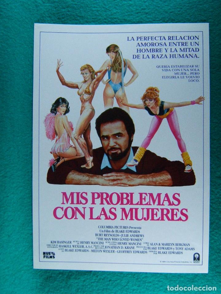 Cine: MIS PROBLEMAS CON LAS MUJERES-2 PAGINAS-1984-THE MAN WHO LOVED WOMEN-BLAKE EDWARDS-BURT REYNOLDS.