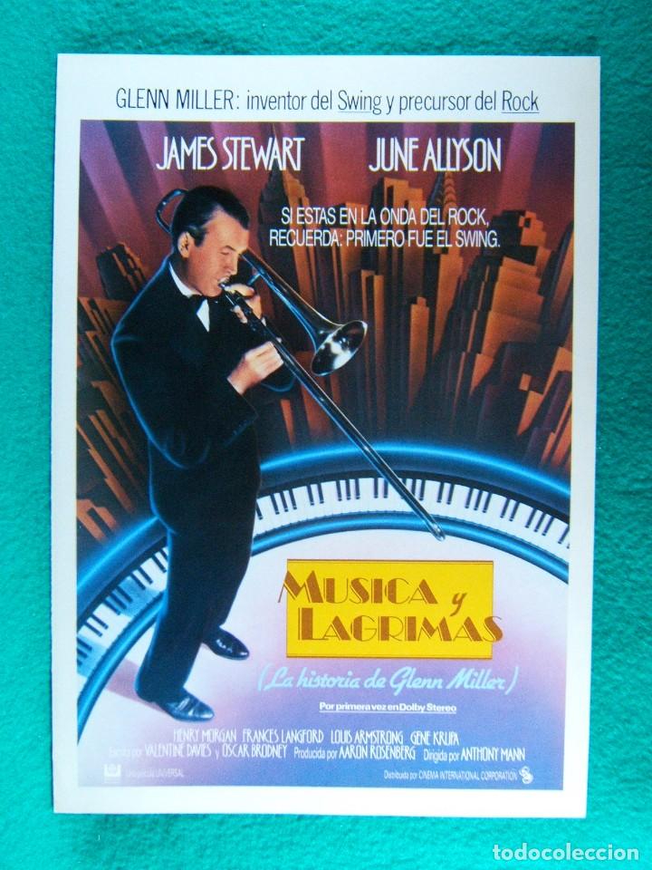 Cine: MUSICA Y LAGRIMAS-LA HISTORIA DE GLENN MILLER-4 PAGINAS-ANTHONY MANN-JAMES STEWART-JUNE ALLYSON-80.