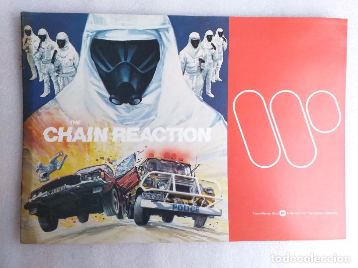 Cinema: Guia publicitaria. THE CHAIN REACTION. PELIGRO: REACCI&Oacute;N EN CADENA. WARNER 1980.