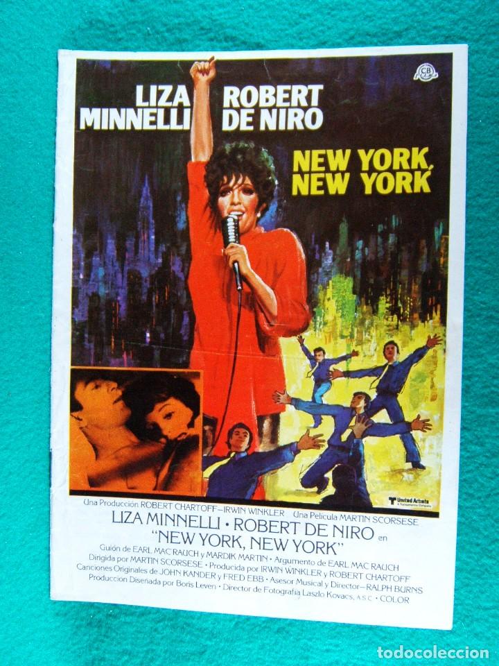 Cine: NEW YORK-NEW YORK-NUEVA-MARTIN SCORSESE-&iexcl;&iexcl;&iexcl; 12 PAGINAS !!! -LIZA MINNELLI-ROBERT DE NIRO-1977.