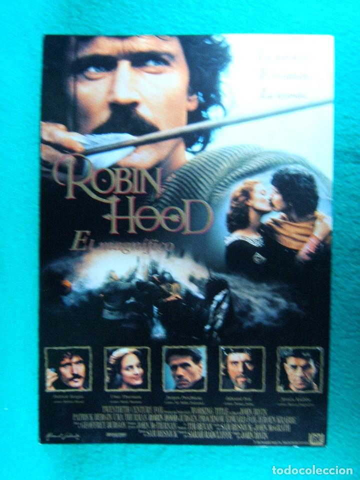 Cine: ROBIN HOOD EL MAGNIFICO-PATRICK BERGIN-UMA THURMAN-2 PAGINAS-JOHN IRVING-EDWARD FOX-1991.