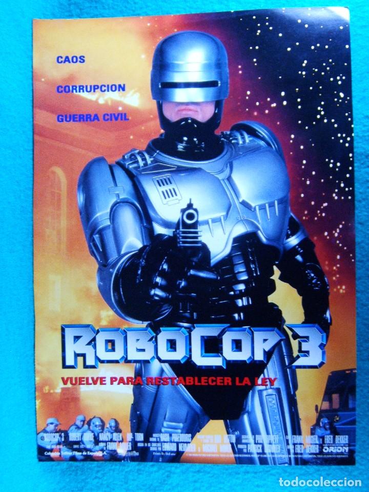 Cine: ROBOCOP 3 VUELVE PARA RESTABLECER LA LEY-FRED DEKKER-ROBERT BURKE-NANCY ALLEN-2 PAGINAS-1993.