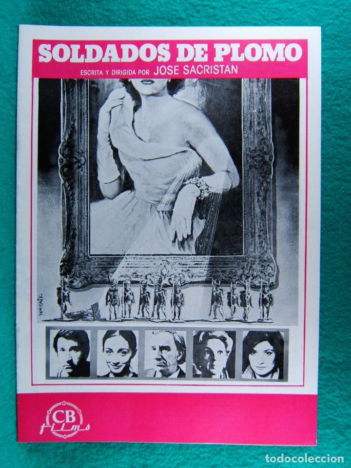 Cine: SOLDADOS DE PLOMO- 12 PAGINAS -JOSE SACRISTAN-FERNANDO FERNAN GOMEZ-SILVIA MUNT-ASSUMPTA SERNA-1983