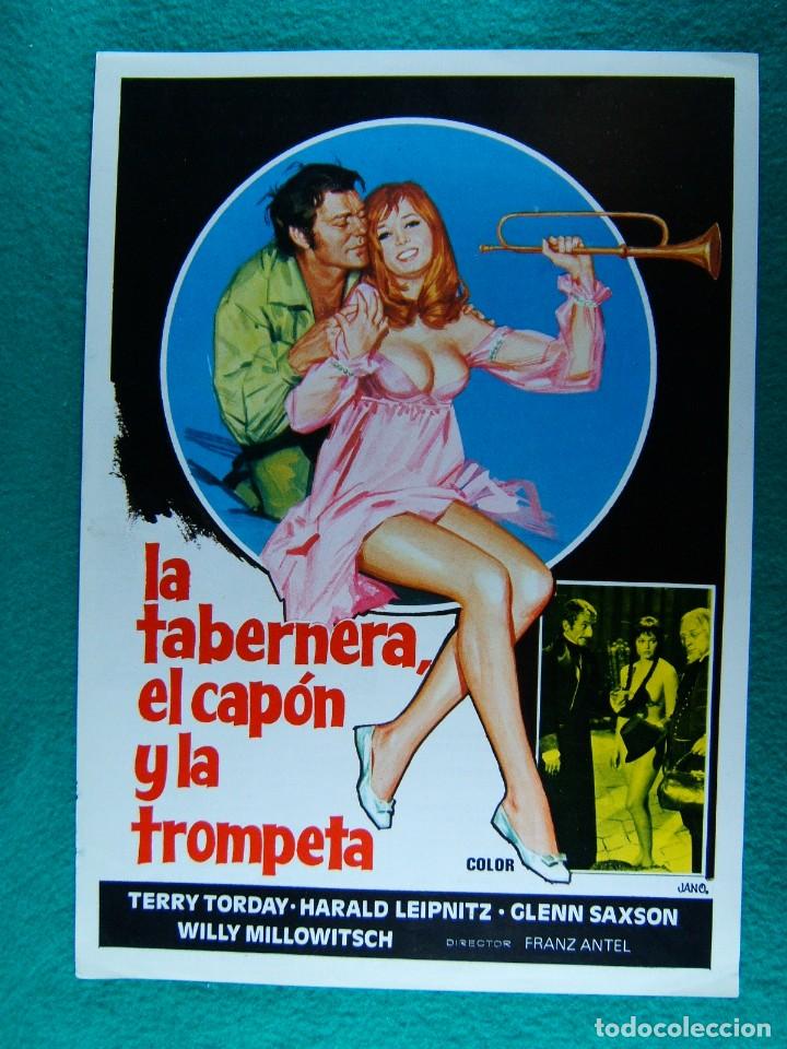 Cine: LA TABERNERA, EL CAPON Y LA TROMPETA-TERRY TORDAY- 2 PAGINAS -FRANZ ANTEL-ILUSTRADO POR JANO-1970.