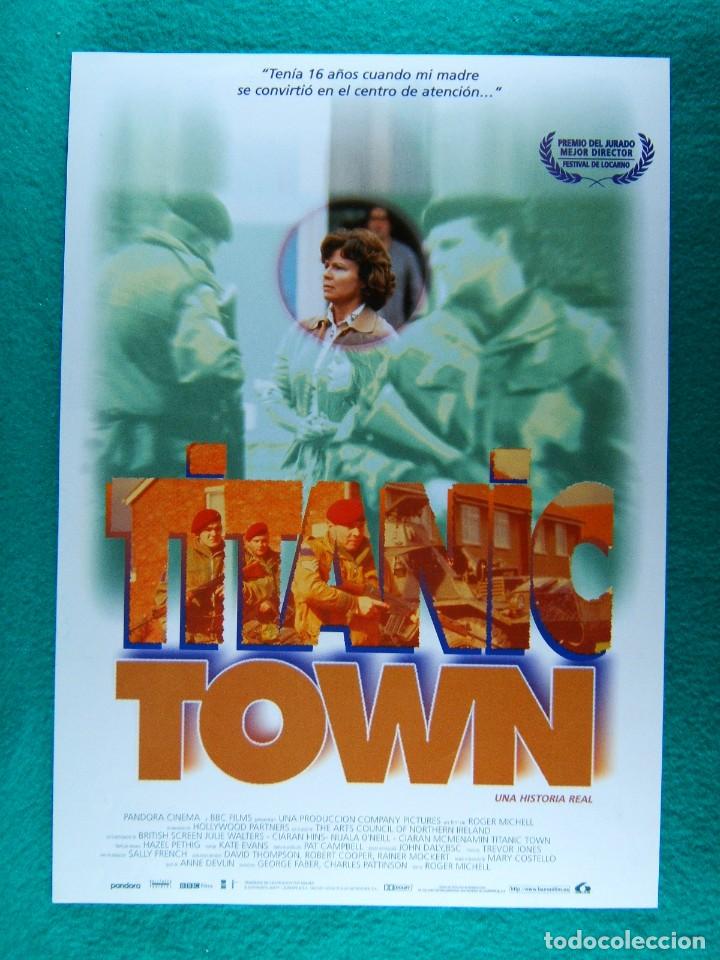Cine: TITANIC TOWN-ROGER MICHELL-JULIE WALTERS-2 PAGINAS -CIRIAN HINDS-NUALLA O'NEIL-JAMES LOUGHRAN-1998.
