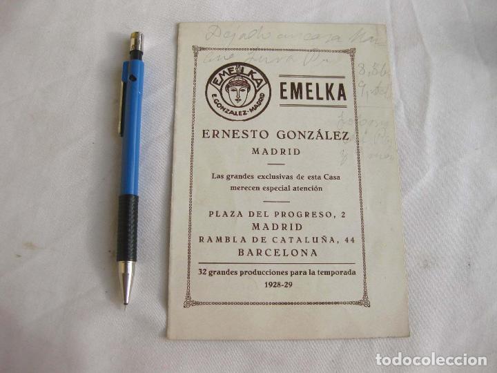 Cine: FOLLETO GUIA DE LAS PEL&Iacute;CULAS EL ESPIA DE LA POMPADOUR, AMOR Y EL LEGIONARIO. EMELKA