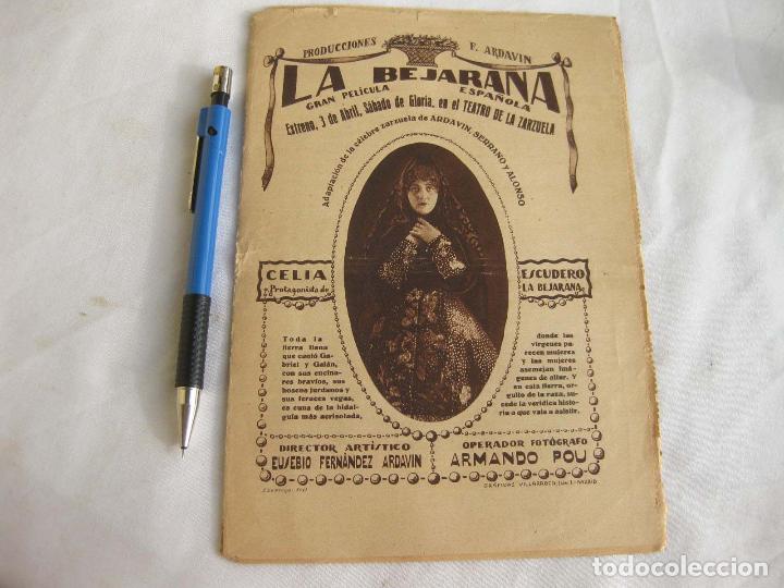 Cine: FOLLETO ORIGINAL DE LA PEL&Iacute;CULA LA BEJARANA. PRODUCCIONES F. ARDAVIN