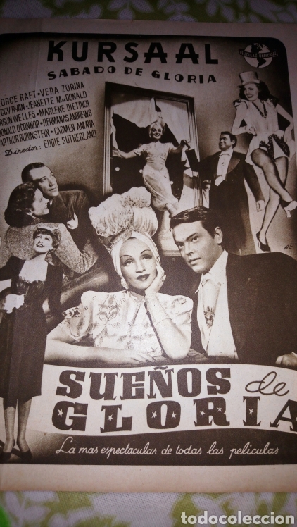 Cine: Marlene dietrich sue&ntilde;os de gloria propaganda prensa