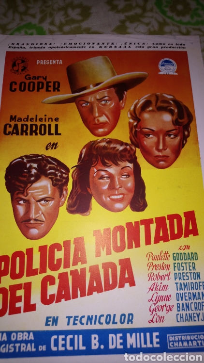 Cine: Propaganda de prensa gary cooper