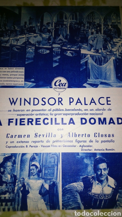 Cine: Carmen sevilla la fierecilla domada propaganda prensa